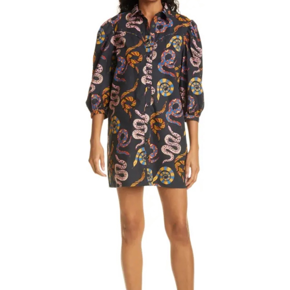 Farm Rio Snake Print Dress XL